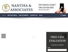 Tablet Screenshot of nanthalaw.com